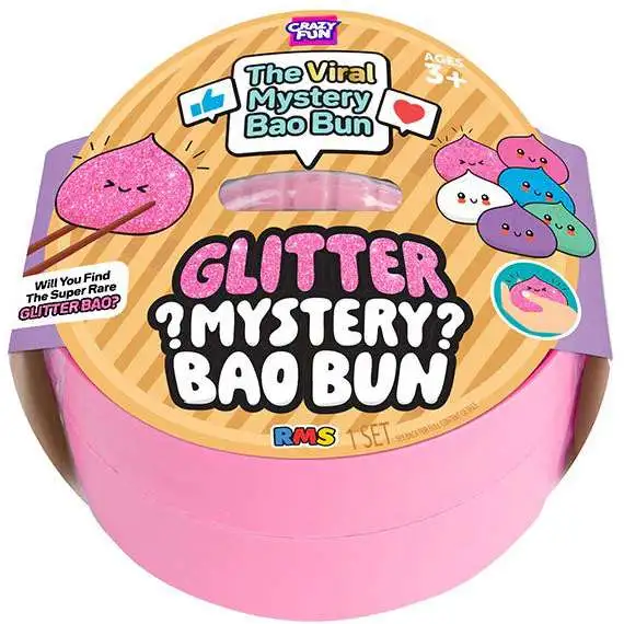 Squishy Bun Official Bao Bun GLITTER 4-Inch Mystery Pack [1 RANDOM Dumpling] (Pre-Order ships June)