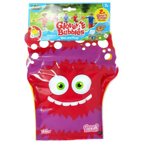 Glove A Bubble Red & Yellow Monsters 2-Pack