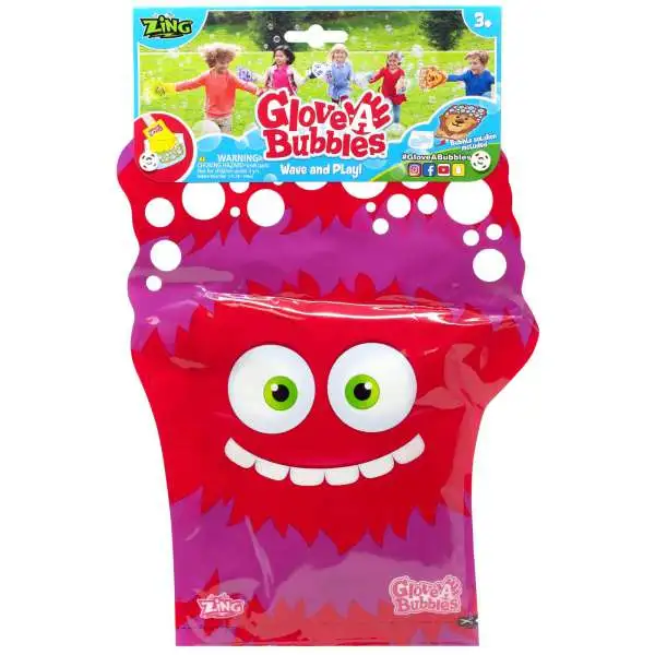 Glove A Bubble Red Monster
