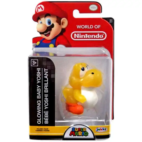 World of Nintendo Glowing Baby Yoshi 2.5-Inch Mini Figure