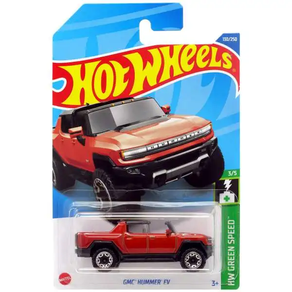 Hot Wheels HW Green Speed GMC Hummer EV Diecast Car #3/5 [Red]