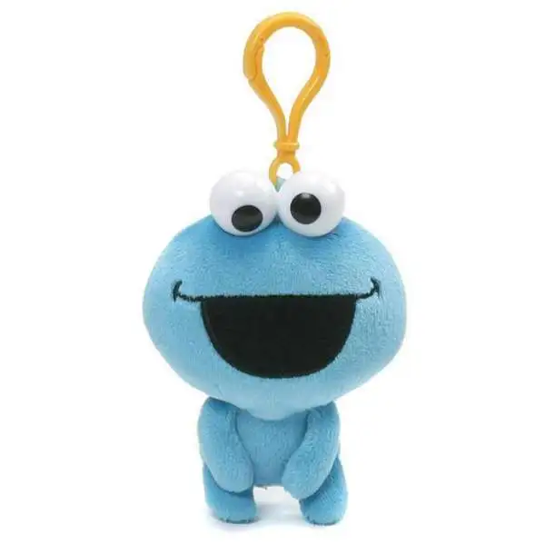 Sesame Street Cookie Monster 5-Inch Plush Backpack Clip