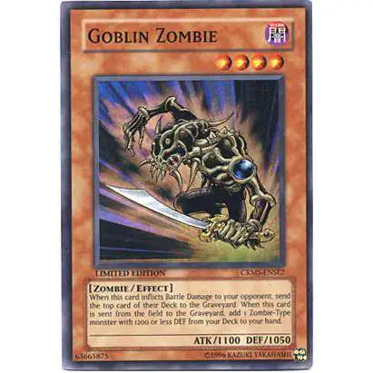 YuGiOh YuGiOh 5D's Crimson Crisis Special Edition Super Rare Goblin Zombie CRMS-ENSE2