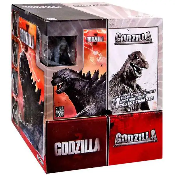 Godzilla Mini PVC Figure Classic & 2014 Mystery Box [24 Packs]