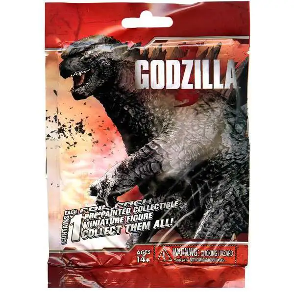 Godzilla Mini PVC Figure Classic Godzilla 3.5 Mystery Pack 1 RANDOM Figure  Bandai - ToyWiz