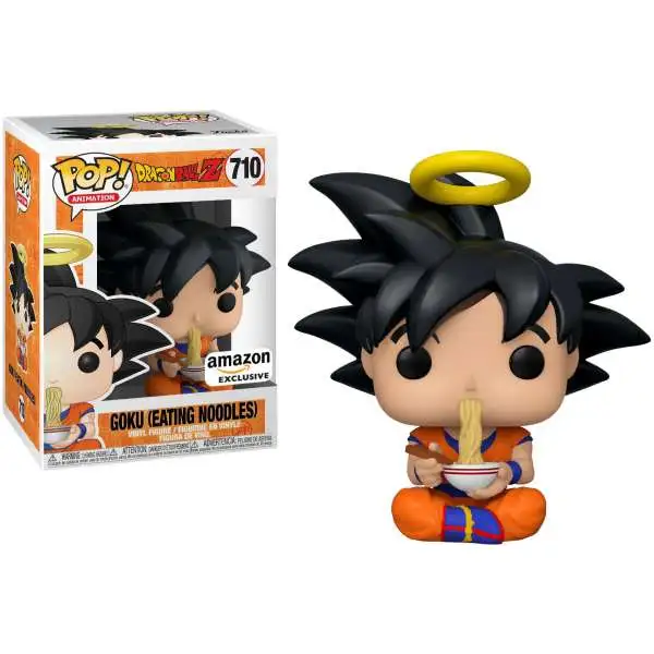 Funko Dragon Ball Z POP! Animation Goku (Eating Noodles) Exclusive Vinyl Figure #710 [Damaged Package]