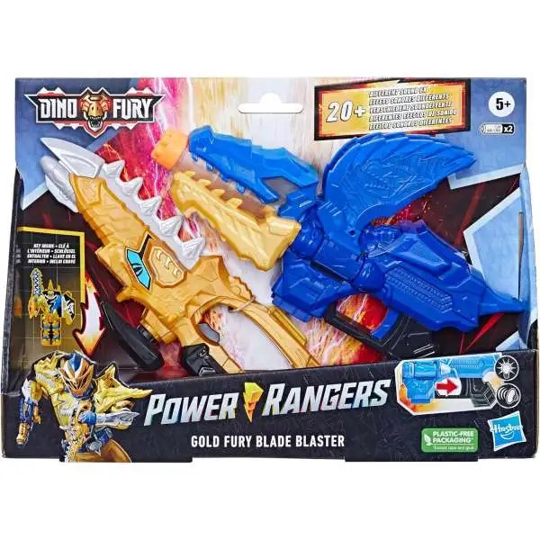 Power Rangers Dino Fury Gold Fury Blade Blaster Roleplay Toy (Pre-Order ships )