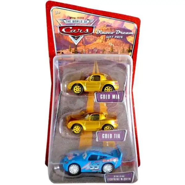 Disney / Pixar Cars Multi-Packs Bling Bling Lightning McQueen Diecast Car 3-Pack