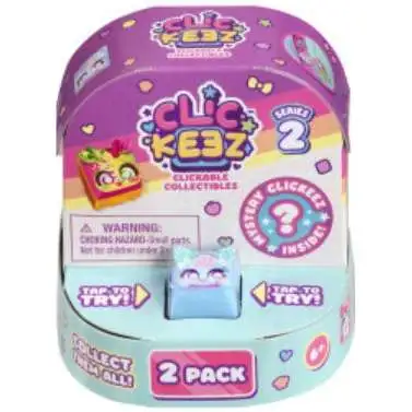 Clickeez Series 2 Mystery 2-Pack [2 RANDOM Clickable Collectibles!]