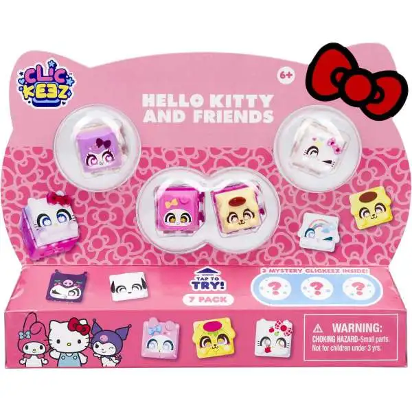 Hello Kitty & Friends Clickeez 7-Pack [Clickable Collectibles!]
