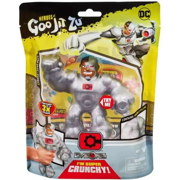 Heroes of Goo Jit Zu DC Series 2 Cyborg Action Figure