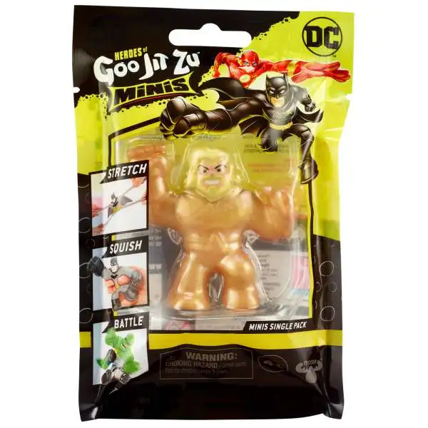 Heroes of Goo Jit Zu DC MINIS Aquaman Figure [Gold Armor]