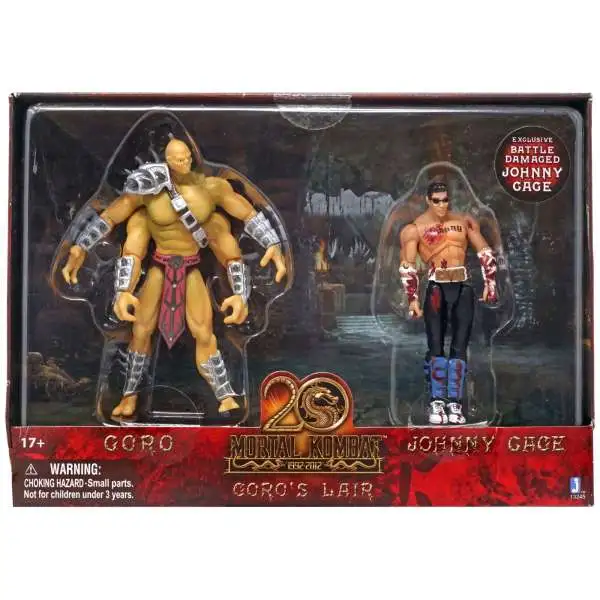 Mortal Kombat 20th Anniversary Goro's Lair Action Figure 2-Pack [Damaged Package]