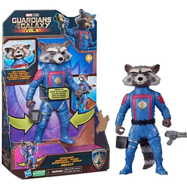 Marvel Guardians of the Galaxy Vol. 3 Outrageous Rocket Raccoon Action Figure