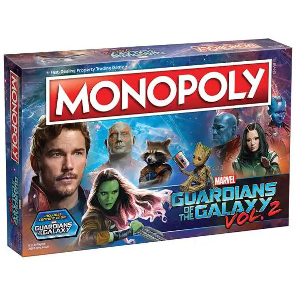 Marvel Guardians of the Galaxy 2 Monopoly