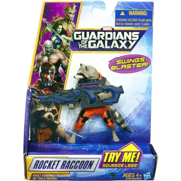 Marvel Guardians of the Galaxy Rapid Revealer Rocket Raccoon Action Figure