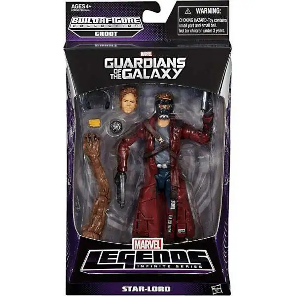 Guardians of the Galaxy Marvel Legends Groot Series Star-Lord Action Figure
