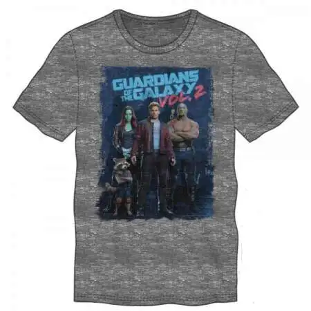 Marvel Guardians of the Galaxy Vol. 2 Movie Poster Tee Shirt Apparel [Extra Large]