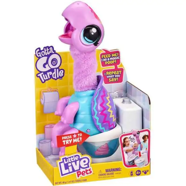 Little Live Pets Gotta Go Turdle Interactive Plush Toy