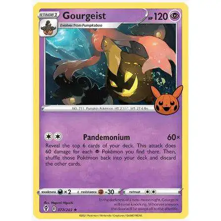 Pokemon Trading Card Game Trick or Trade Promo Gourgeist #077/203