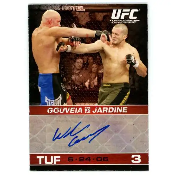 2009 Topps UFC Round 1 Wilson Gouveia vs Keith Jardine A-WG [Auto] [Excellent]