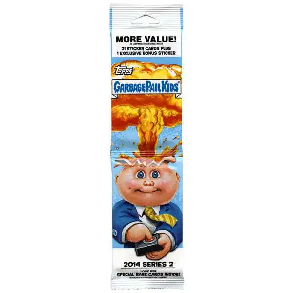 Garbage Pail Kids Topps 2014 Series 2 Exclusive Trading Card Sticker JUMBO Pack [22 Cards + 1 Exclusive Sticker!]