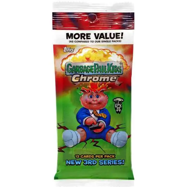 Garbage Pail Kids Topps 2020 Chrome New 3rd Series Trading Card VALUE Pack [12 Cards]