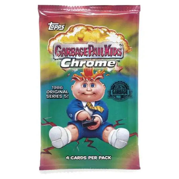 Garbage Pail Kids Topps 2022 Chrome Trading Card BLASTER Pack [4 Cards]