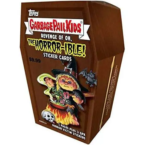 Garbage Pail Kids Topps 2019 Revenge of the Oh, The Horror-ible Trading Card Sticker BLASTER Box [5 Packs + 1 Bonus Pack!]