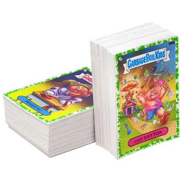 Garbage Pail Kids Topps 2020 Late To School Trading Card Sticker Complete Set [Green]