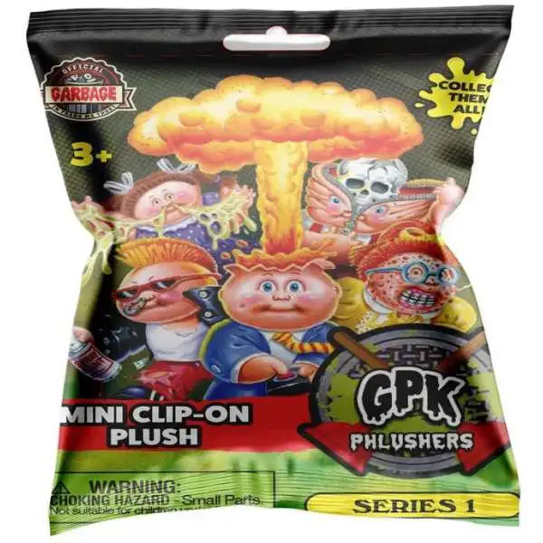 Garbage Pail Kids Plushers Series 1 Mini Clip-On Plush 3.5-Inch Mystery Pack [1 RANDOM Figure]