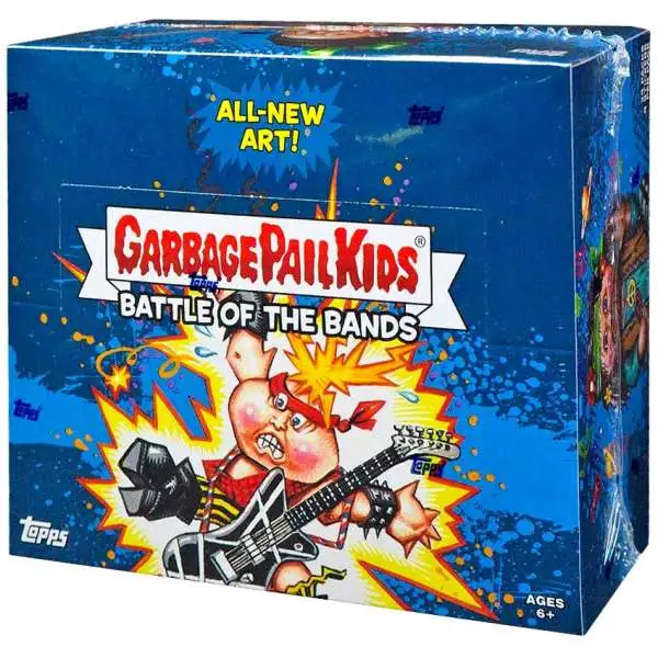 Garbage Pail Kids Topps 2017 Series 2 Battle of the Bands Trading Card Sticker HOBBY Box [24 Packs]