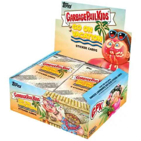 Garbage Pail Kids Topps 2021 Series 2 GPK Goes on Vacation Trading Card RETAIL Box [24 packs]