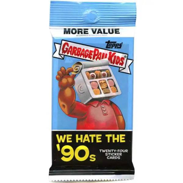 Garbage Pail Kids Topps 2019 We Hate the '90s Trading Card Sticker RETAIL VALUE Pack [24 Cards]
