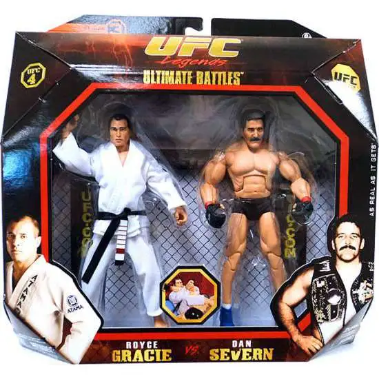 UFC Ultimate Battles Series 3 Royce Gracie vs. Dan Severn Action Figure 2-Pack [UFC 4]