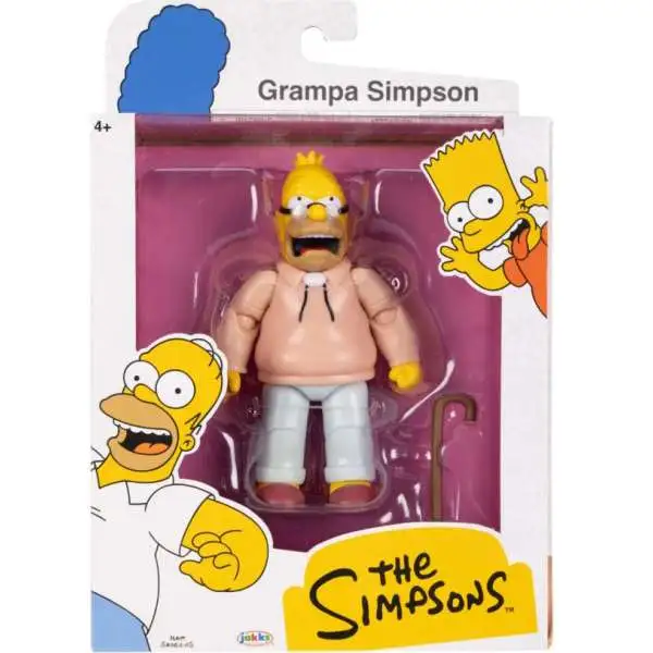 The Simpsons Wave 5 Grampa Simpson Action Figure [Cane]