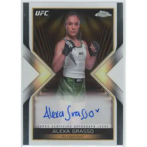 2024 Topps Chrome UFC Autograph Alexa Grasso MEA-AGR [Main Event Autograph]