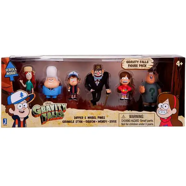 Disney Gravity Falls 2-Inch Mini Figure 6-Pack