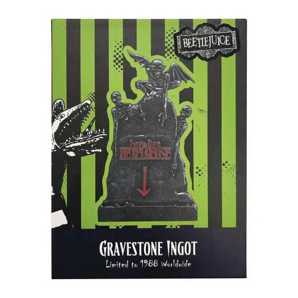 Beetlejuice Gravestone Ingot (Pre-Order ships February)