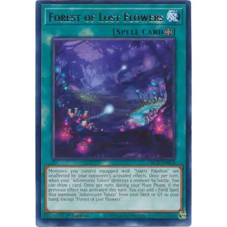 YuGiOh The Grand Creators Rare Forest of Lost Flowers GRCR-EN034