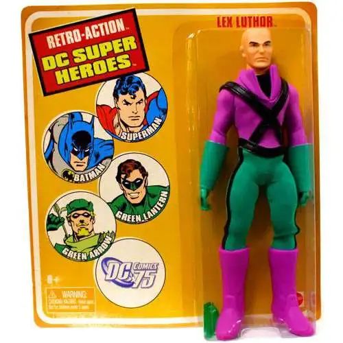 DC Superman World's Greatest Super Heroes Retro Series 1 Lex Luthor Retro Action Figure