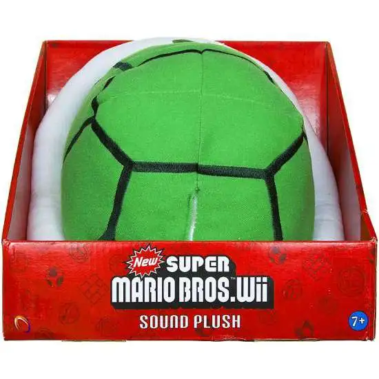 New Super Mario Bros Wii Green Koopa Shell Plush