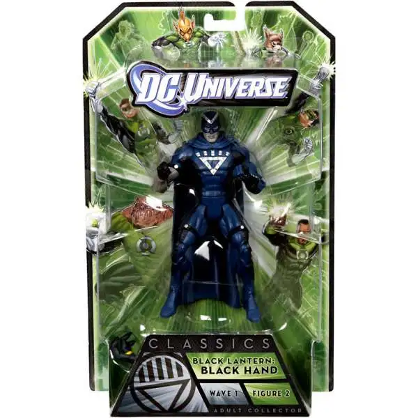 DC Universe Green Lantern Classics Series 1 Black Hand Action Figure [Black Lantern]