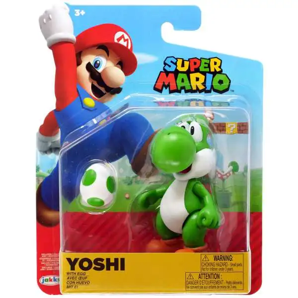 World of Nintendo Super Mario Yoshi 4 Action Figure with