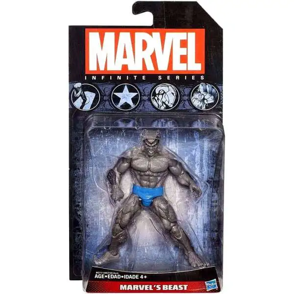 Marvel Avengers Infinite Series 4 Grey Beast Action Figure [Damaged Package]