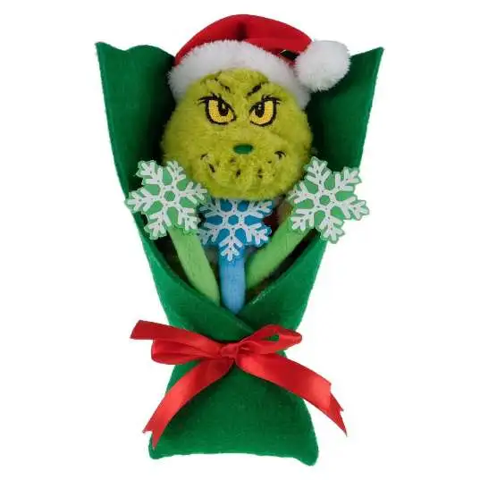 Dr. Seuss How the Grinch Stole Christmas The Grinch 10-Inch Plush Bouquet Single Pack