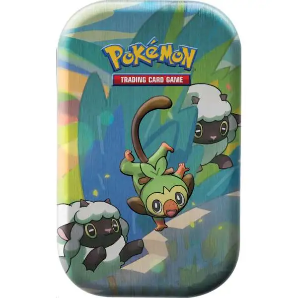 Pokemon Sword & Shield Galar Pals Grookey & Wooloo Mini Tin Set [2 Booster Packs & Coin]