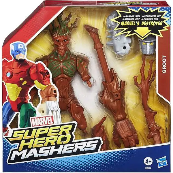 Marvel Super Hero Mashers Battle Upgrade Groot Action Figure