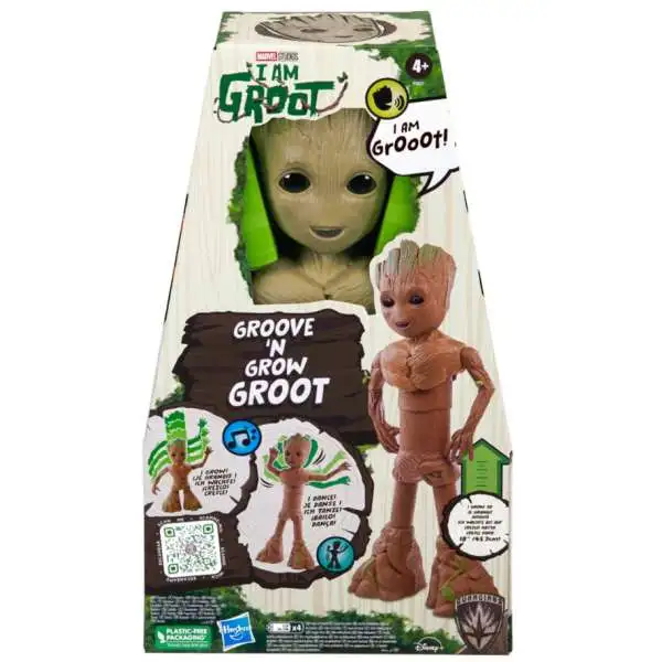 Marvel I Am Groot Groove 'N Grow Groot Action Figure
