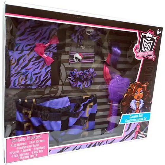 Monster High Classroom Clawdeen Wolf Growlicious Fashion Set 10.5-Inch [Damaged Package]